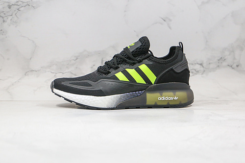 ZX 2K Boost Black White Volt Green FV7472 SIZE_ 39-45-e7c21d8b